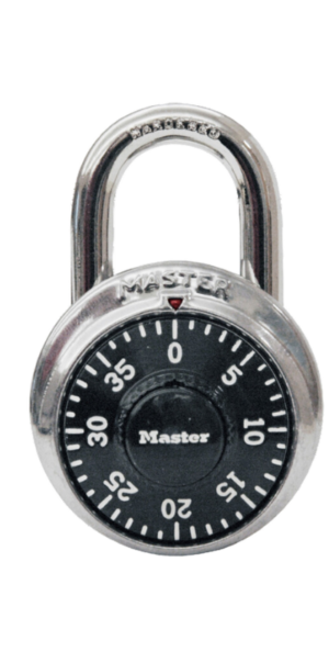 1500-CA Combination Alike Lock 1-7/8"W Body, 3/4" Shackle