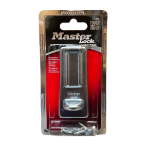 703-D  3-1/2"L Zinc Plated Hardened Steel Hasp & Locking Eye