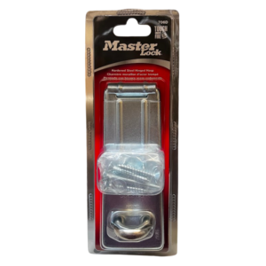 706-D  6"L Zinc Plated Hardened Steel Hasp & Locking Eye