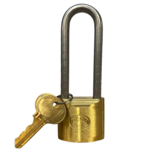 800-SS-3-KA  Brass Lock 1-3/4"W Body, 3" Shackle