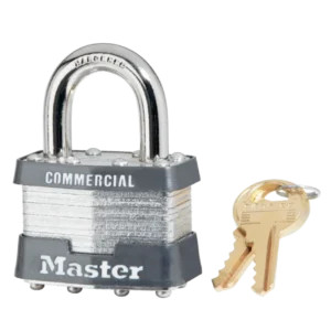 81-KD  Laminated Steel Padlock 1-3/4"W Body, 13/16" Shackle, 5-Pin W81