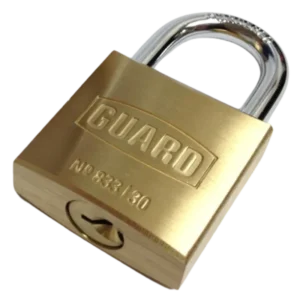 833 Brass Lock 30mm, 20mm Shackle