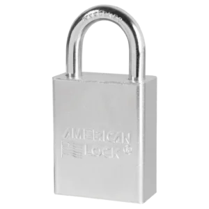 A5100 Steel Lock 1-1/2"W Body, 1" Shackle