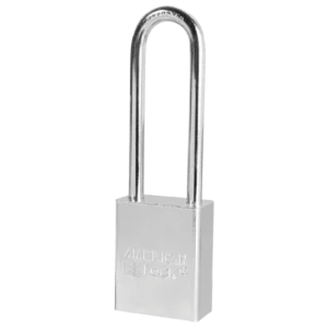 A5102 Steel Lock 1-1/2"W Body, 3" Shackle