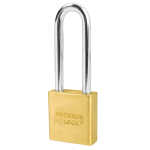 A5562  Brass Lock 1-3/4"W Body, 3" Shackle