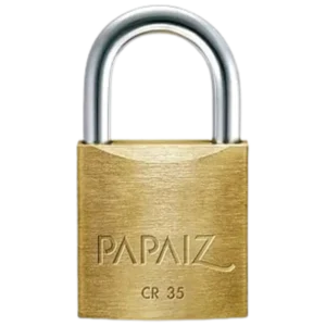 CR35 Brass Padlock 1-3/8"W Body